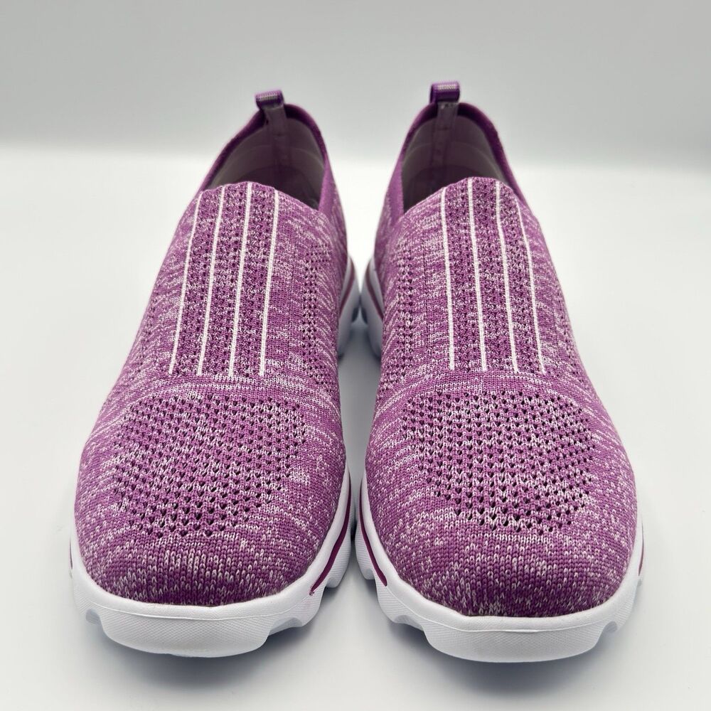 Propet Women's TravelActive Stretch Slip-On Shoes, Berry, 12 M - Picture 5 of 11